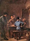 Adriaen Brouwer Canvas Paintings - In the Tavern